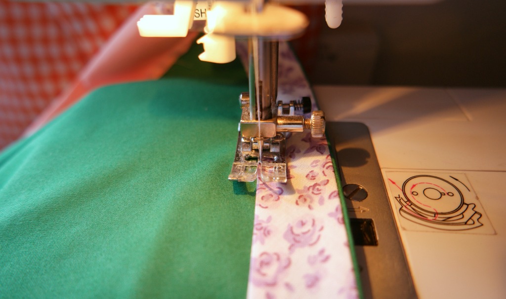 How to Sew a Hem With Bias Binding - Tea and a Sewing Machine