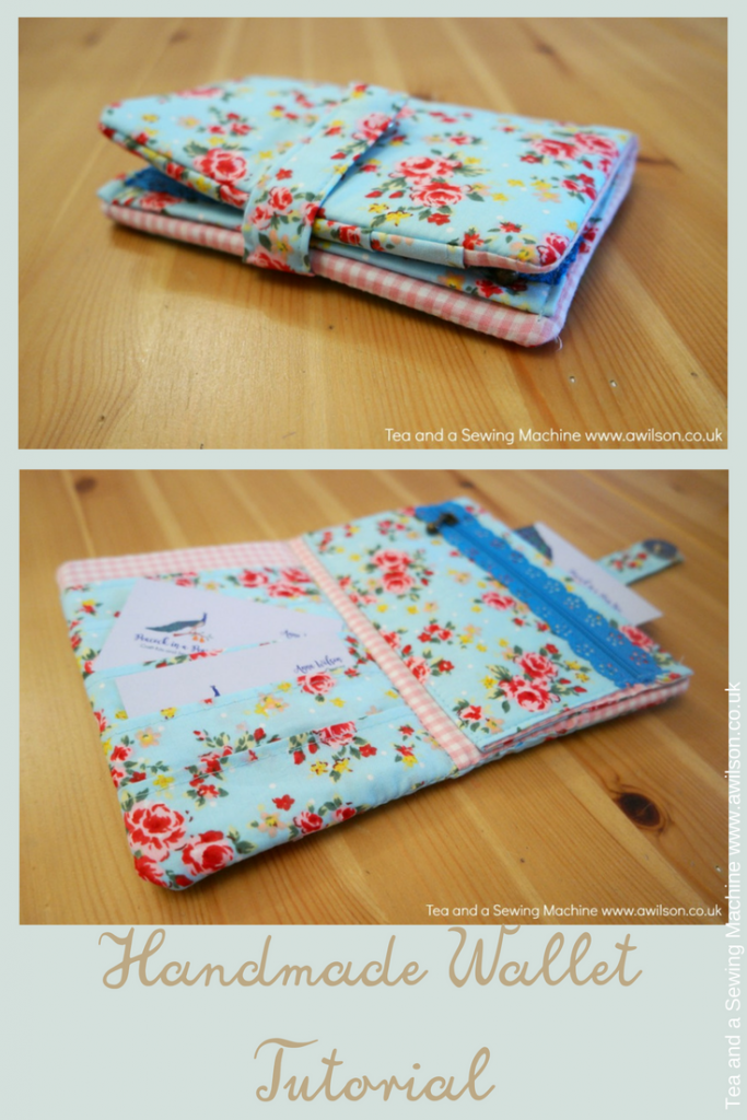 Handmade Wallet Tutorial - Tea and a Sewing Machine