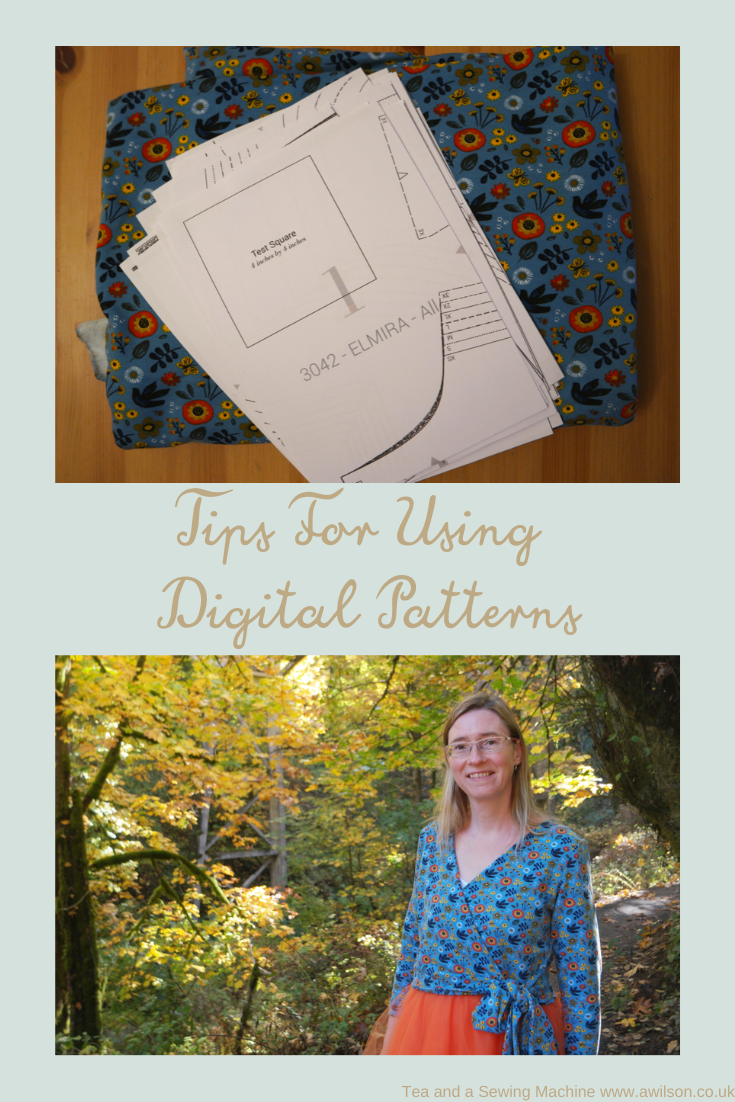 Tips For Using Digital Sewing Patterns - Tea and a Sewing Machine