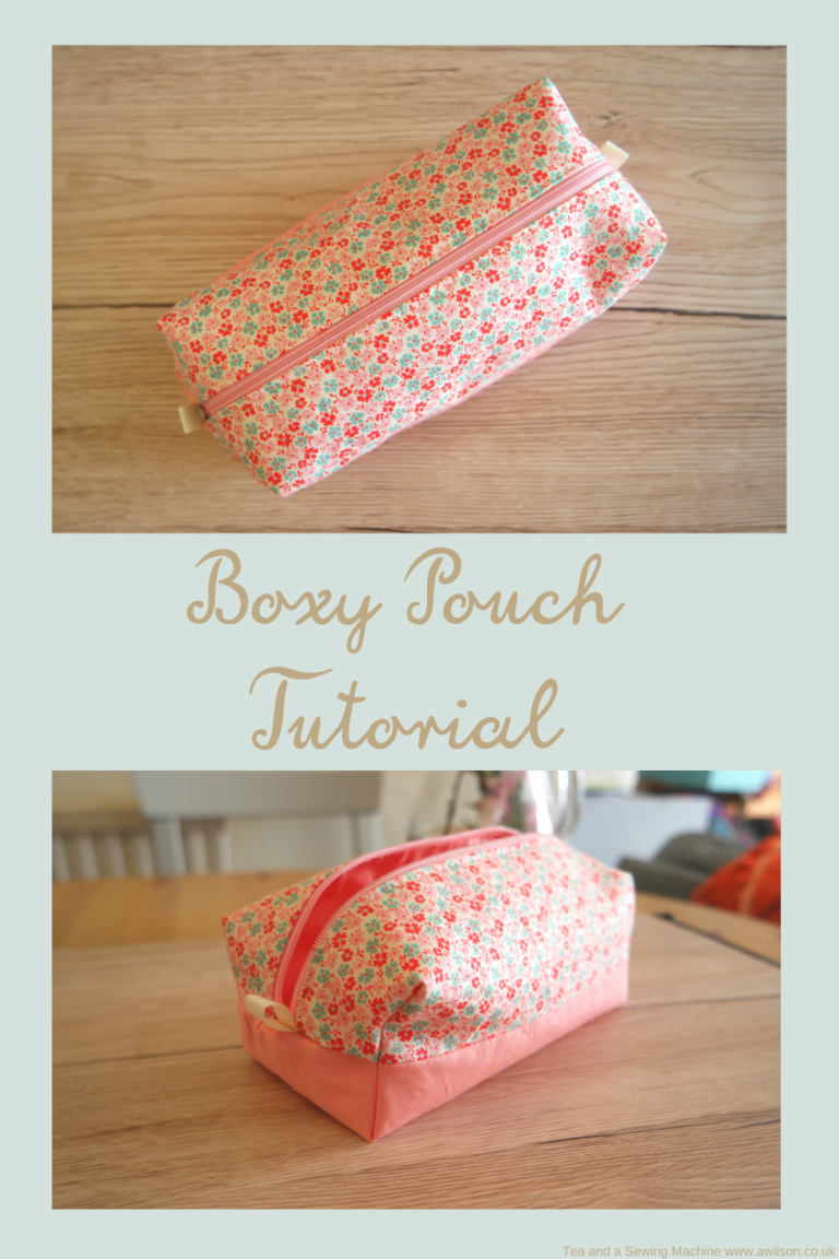 Boxy Pouch Tutorial - Tea and a Sewing Machine