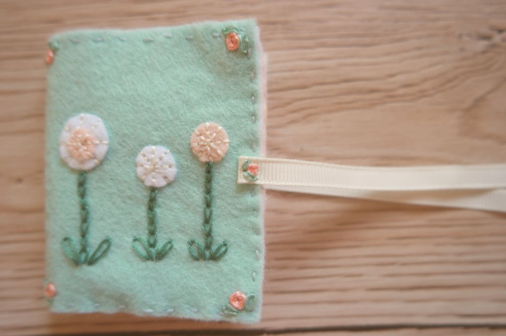 Embroidered Needle Case Tutorial - Tea and a Sewing Machine